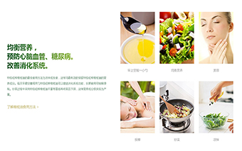 优质的橄榄油网站设计提高用户的体验度